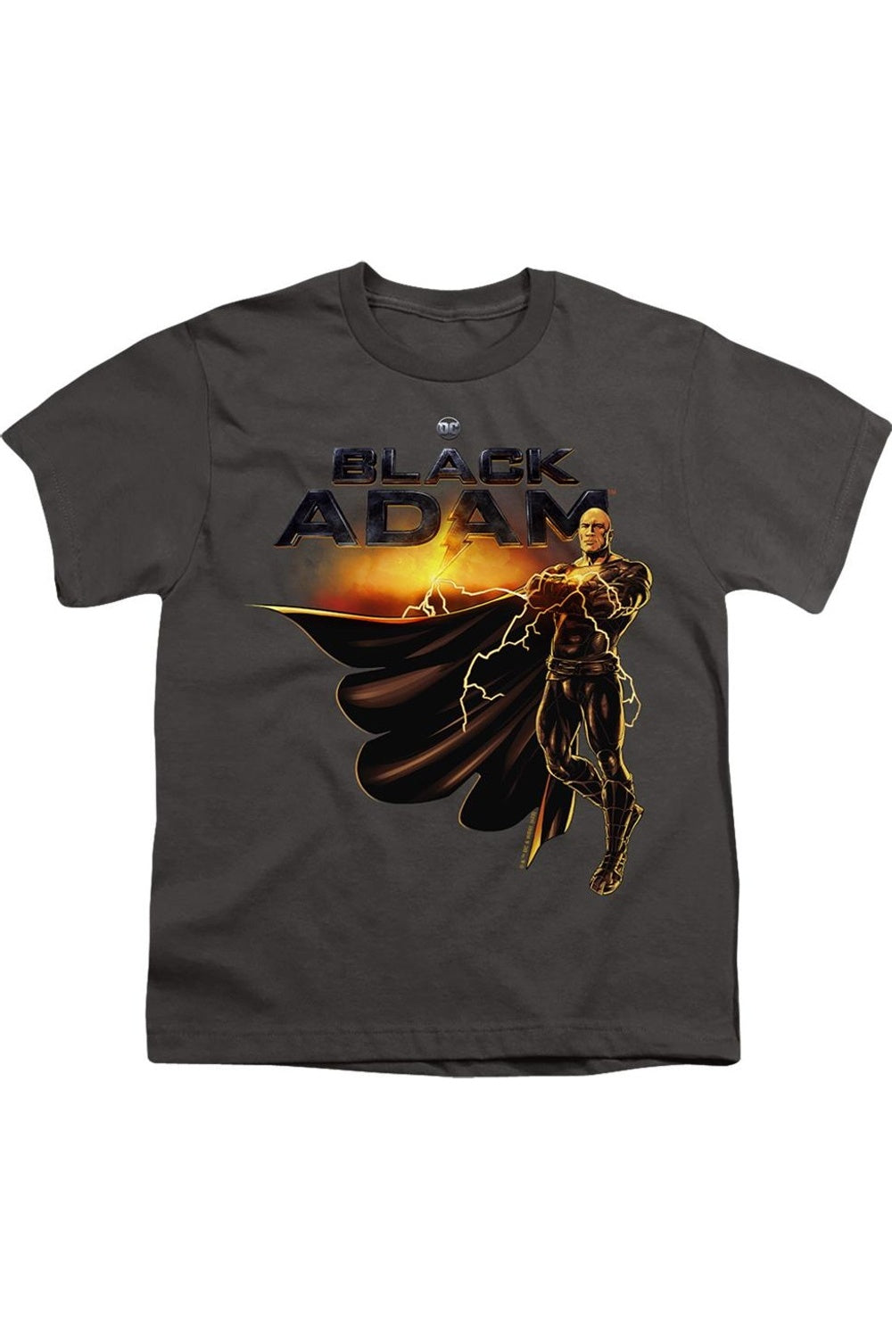 

Футболка с коротким рукавом для подростков с логотипом Black Adam и изображением персонажа Gildan