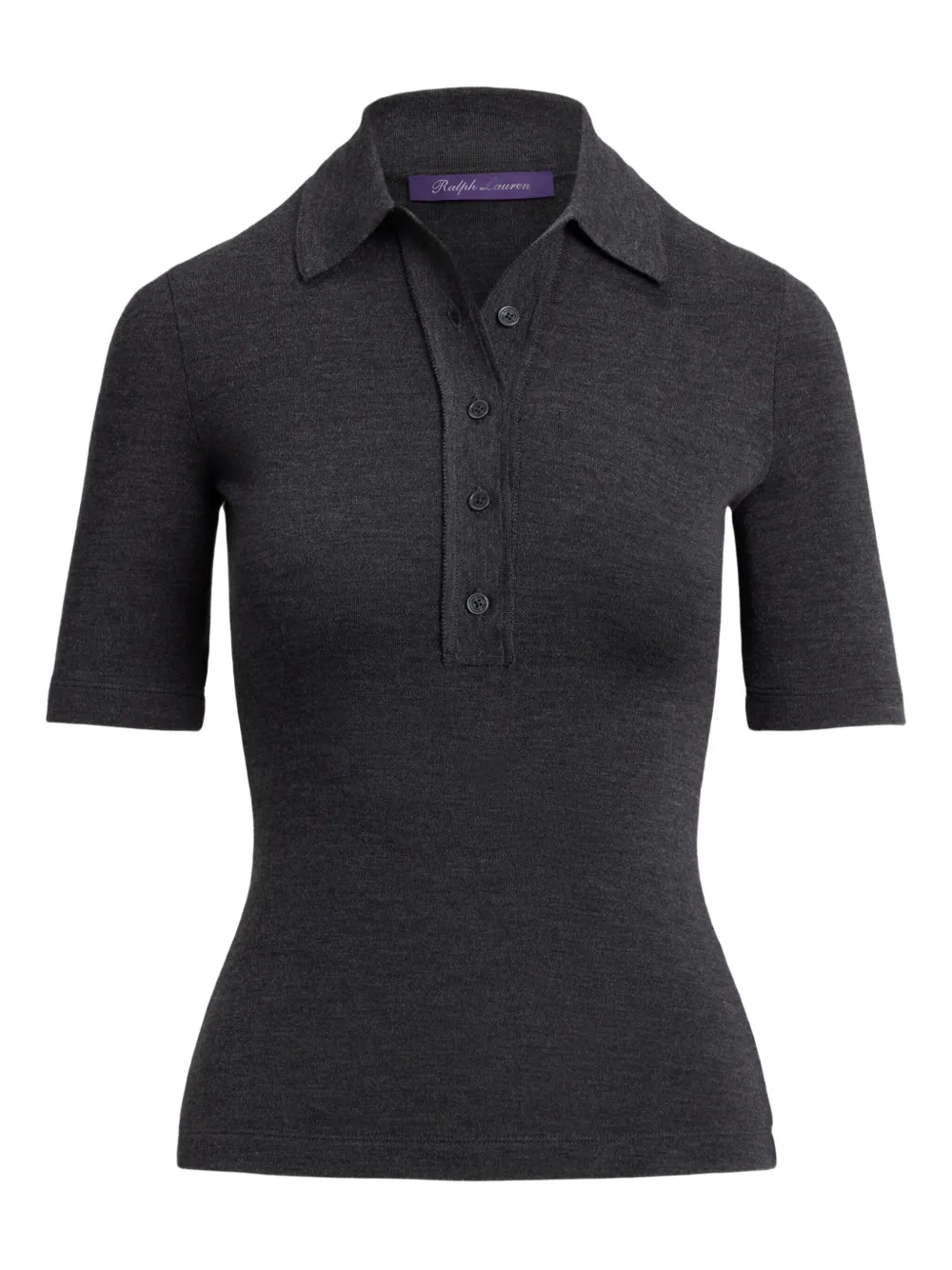 

Шерстяная рубашка поло Ralph Lauren Collection, серый