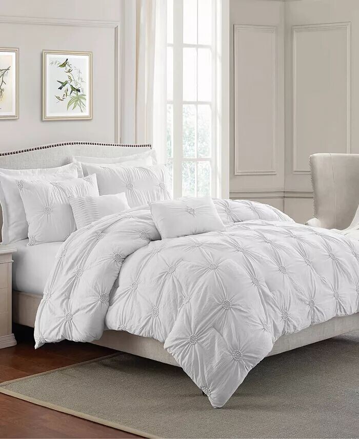 

Комплект одеял Twin/Twin XL с цветочным принтом Cathay Home Inc., серый