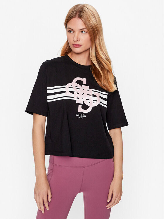 

Футболка стандартного кроя Guess, черный