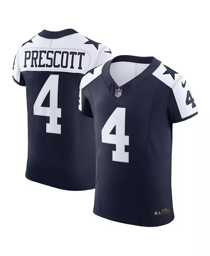 

Мужская альтернативная элитная джерси Dallas Cowboys Vapor F.U.S.E. Дака Прескотта Nike, синий