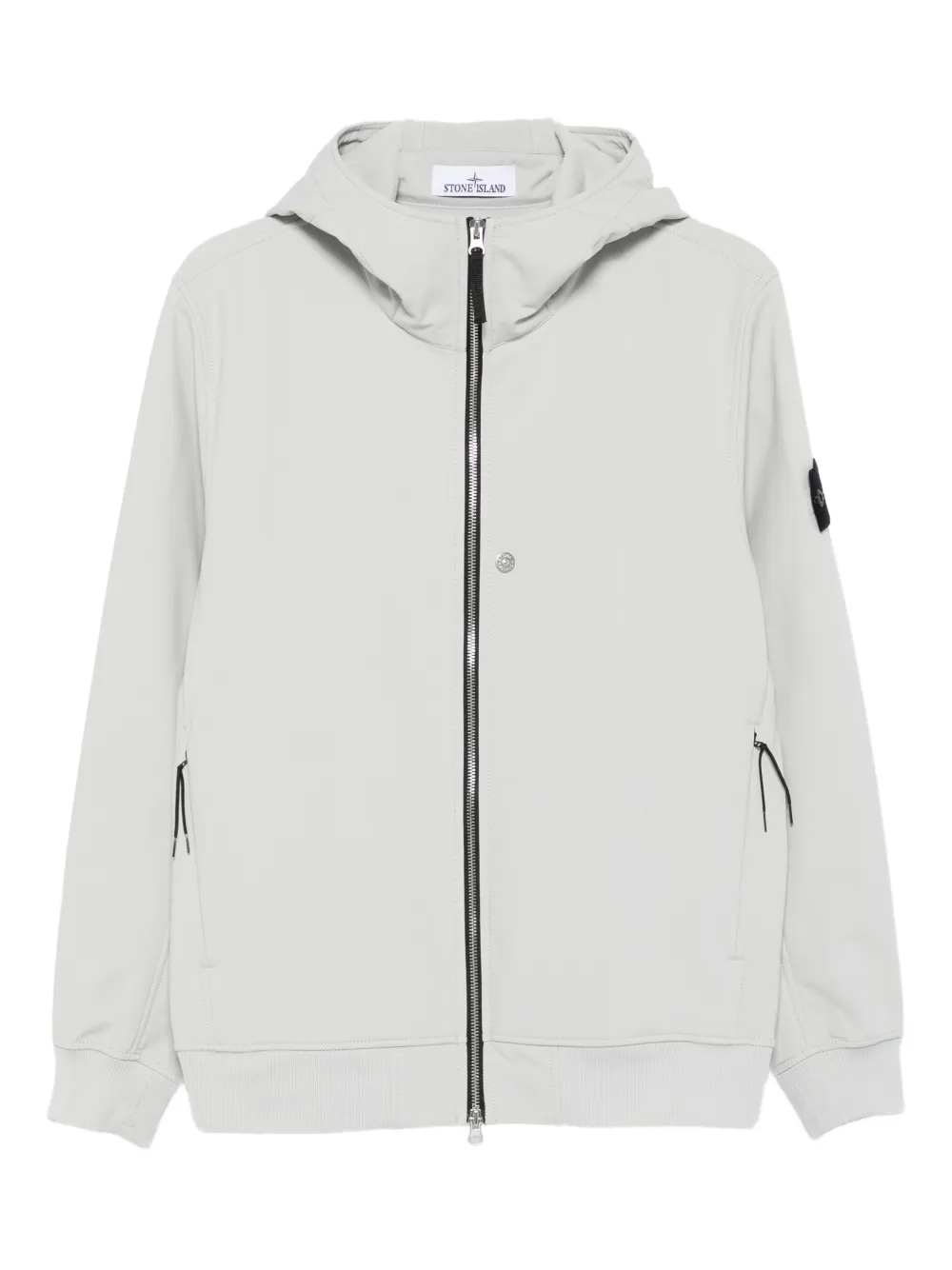 

Куртка Q100004 на молнии с капюшоном Stone Island, серый
