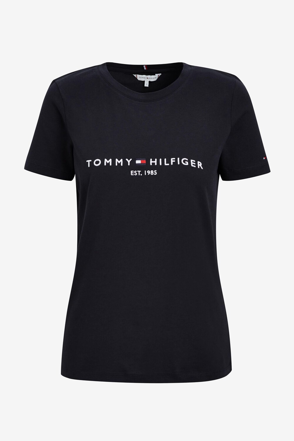 Белая футболка с логотипом Heritage Tommy Hilfiger, синий — фото 4