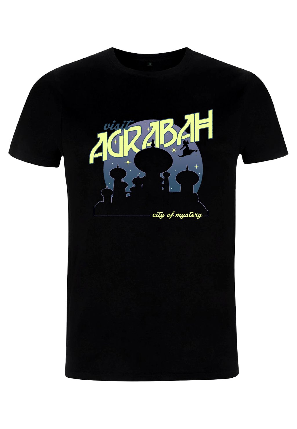 

Футболка с принтом ALADDIN AGRABAH POSTCARD UNISEX Henry Tiger, черный