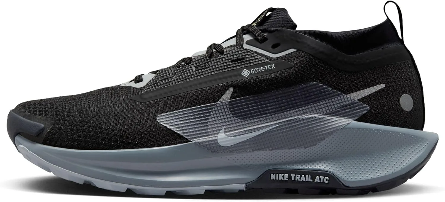 Мужские водонепроницаемые кроссовки для бега по пересеченной местности Nike Pegasus Trail 5 Gore-Tex FQ0908, черный/серый