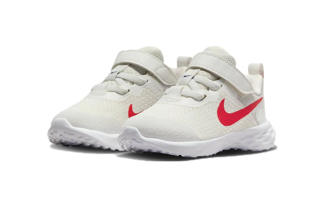 Nike REVOLUTION 6 Abrasion Resistant Low top Toddler Shoes Gray Red — фото 4