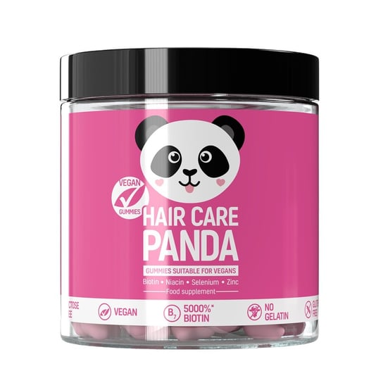 

Noble Health, Hair Care Витамины для волос Panda в желе, 60 шт.