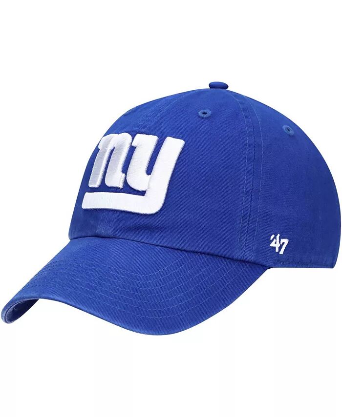 

Мальчики Royal New York Giants Logo Clean Up Регулируемая кепка '47 Brand