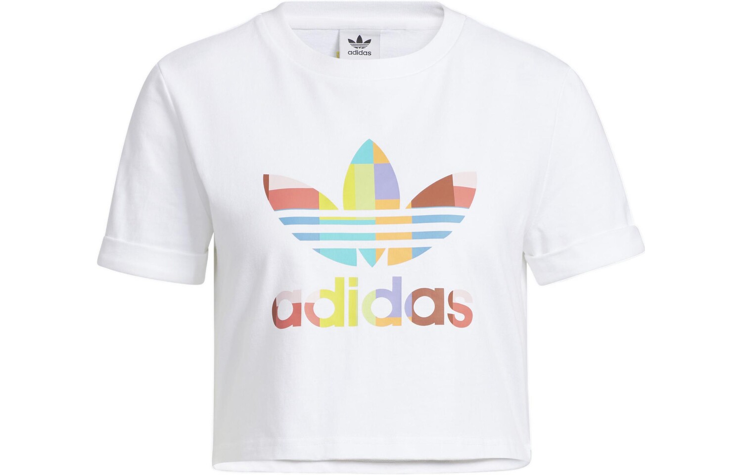 

Укороченный топ женский белый Adidas Originals