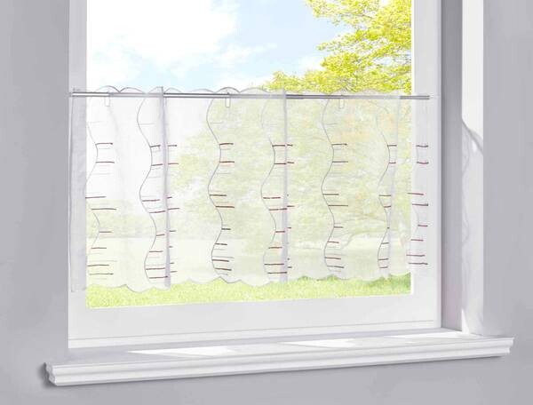 

Панельная штора Gardinenbox Stickerei Masche, 115x40x1 см цвет masche