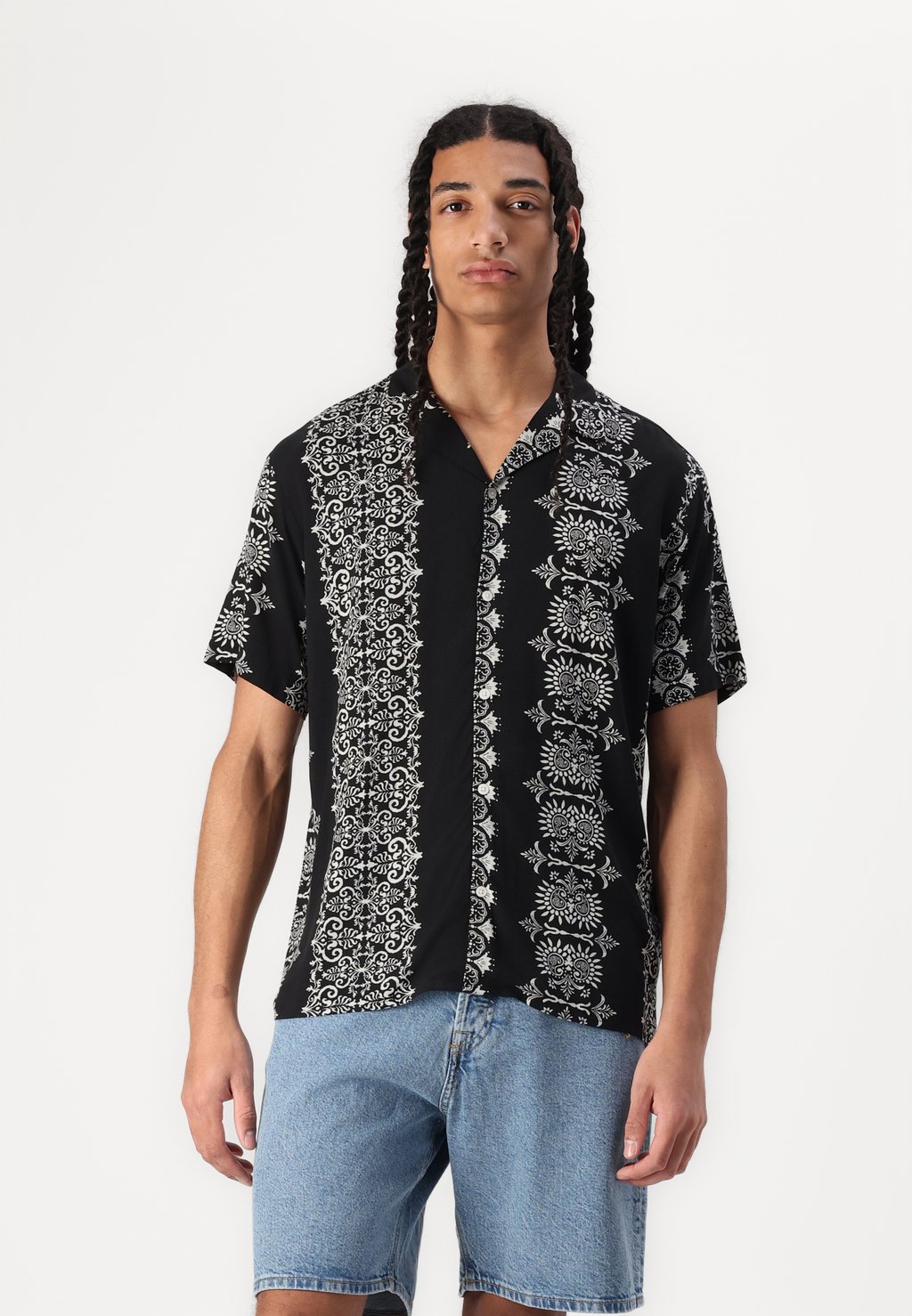 

Рубашка JORLUKE GALLERY RESORT SMU Jack & Jones, черный