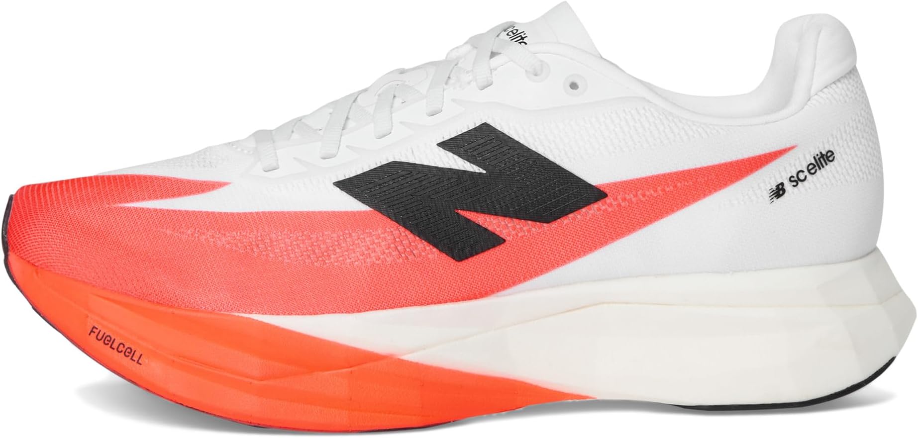 Кроссовки New Balance FuelCell SuperComp Elite v5, цвет Urgent Red/White/Black — фото 4