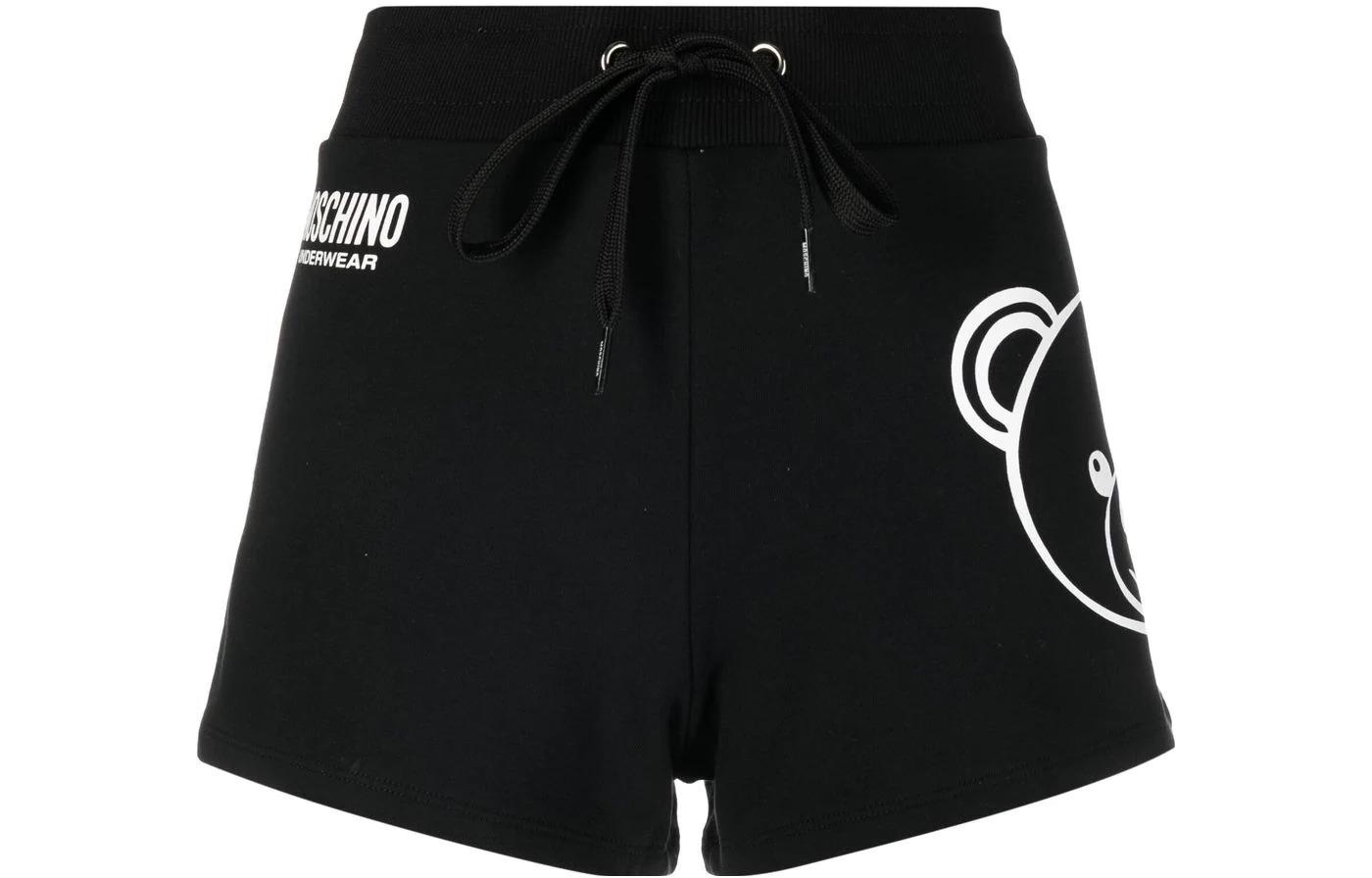

Повседневные шорты женские черные MOSCHINO