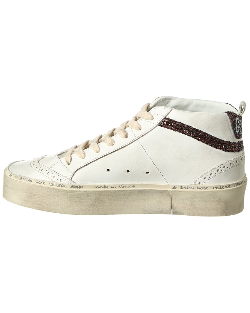 Кожаные кроссовки Golden Goose Midstar, белый — фото 4