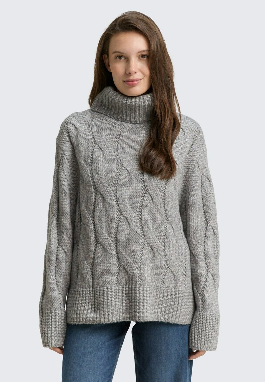 

Джемпер TOM TAILOR Jumper, Medium Silver Grey Melange/Grey