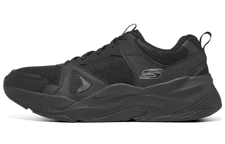 

Спортивные кроссовки мужские низкие черные Skechers