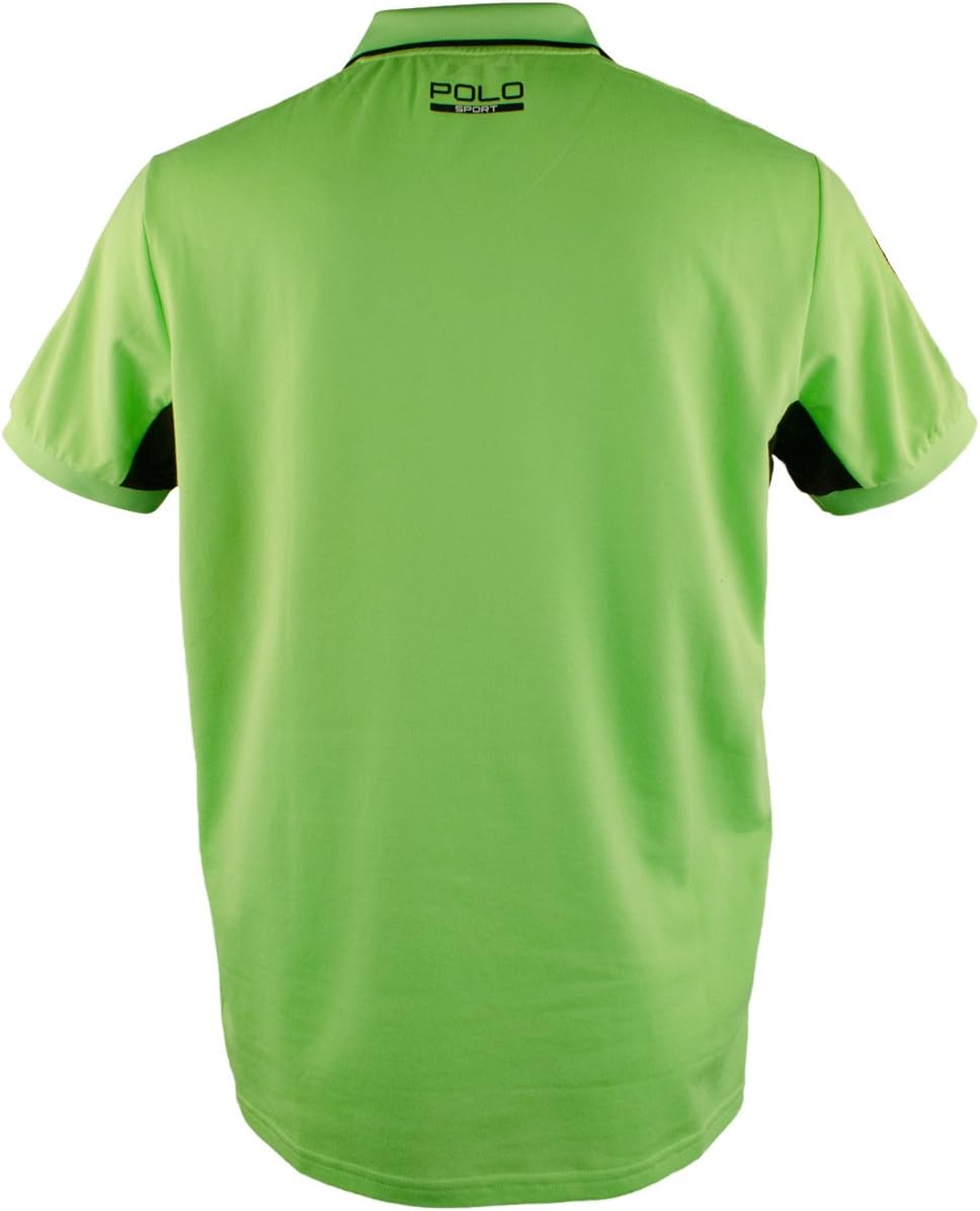 Polo Ralph Lauren mens Athletic-shirts, Bright Green/Black — фото 3