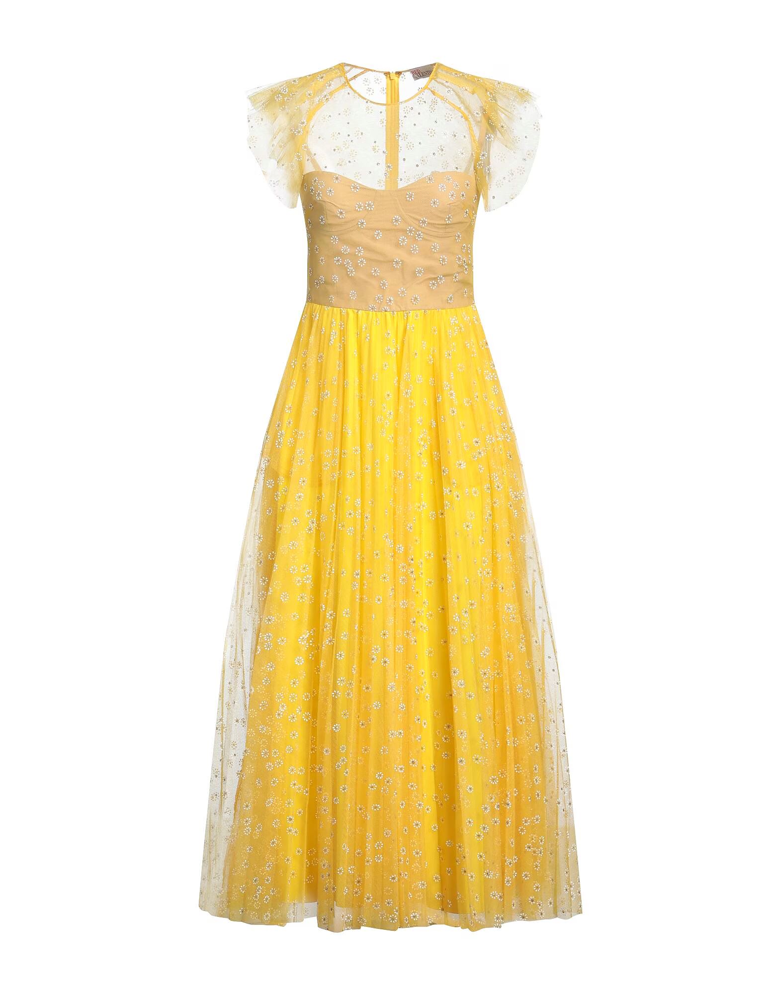 

Макси платье Valentino, желтый