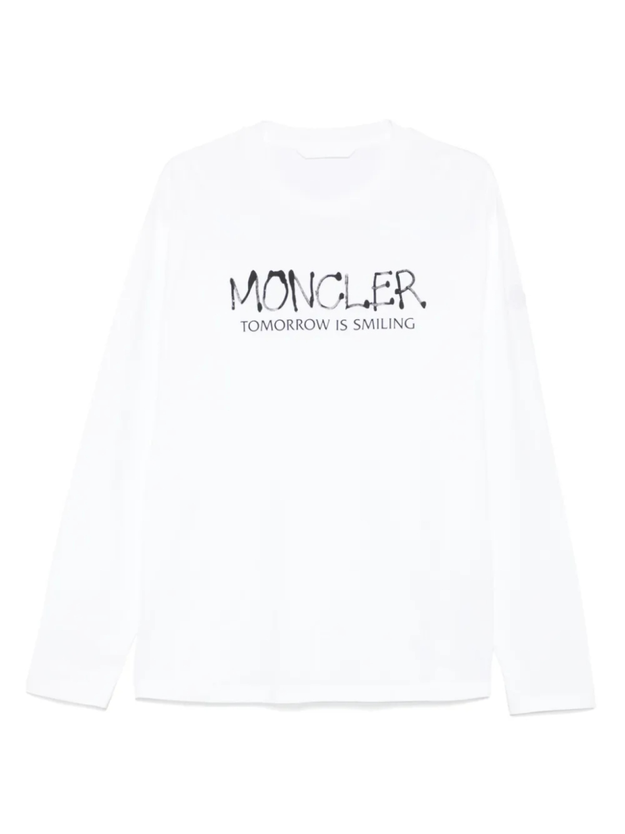 

Лонгслив с логотипом Moncler, белый