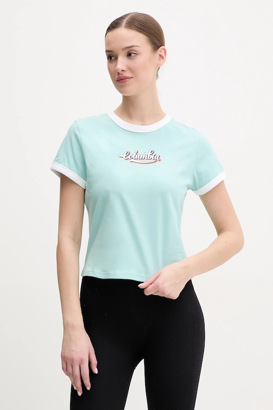 

Футболка хлопковая Rolling Bend Columbia, бирюзовый
