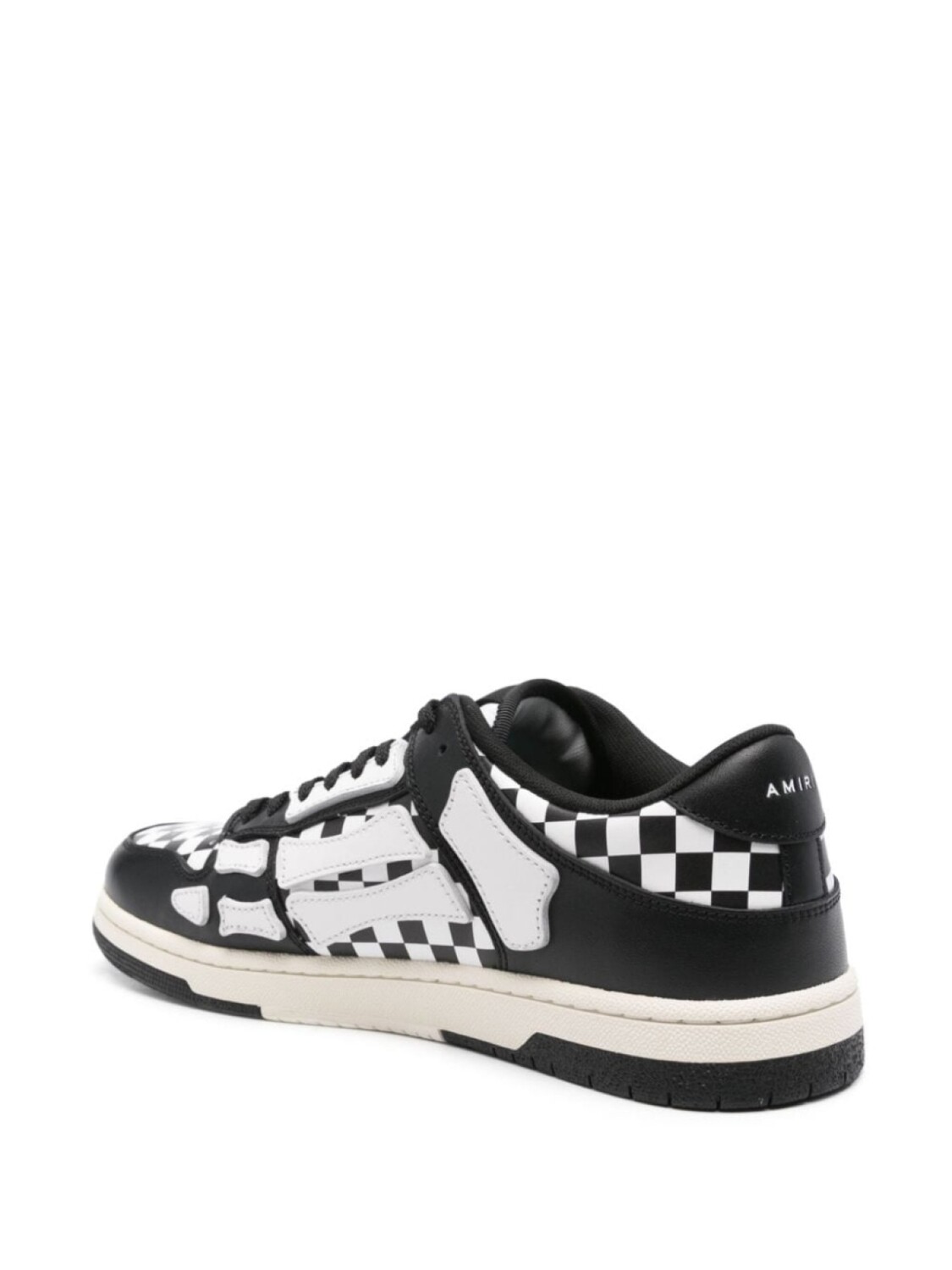 

AMIRI кеды Skel Top Low в клетку, черный