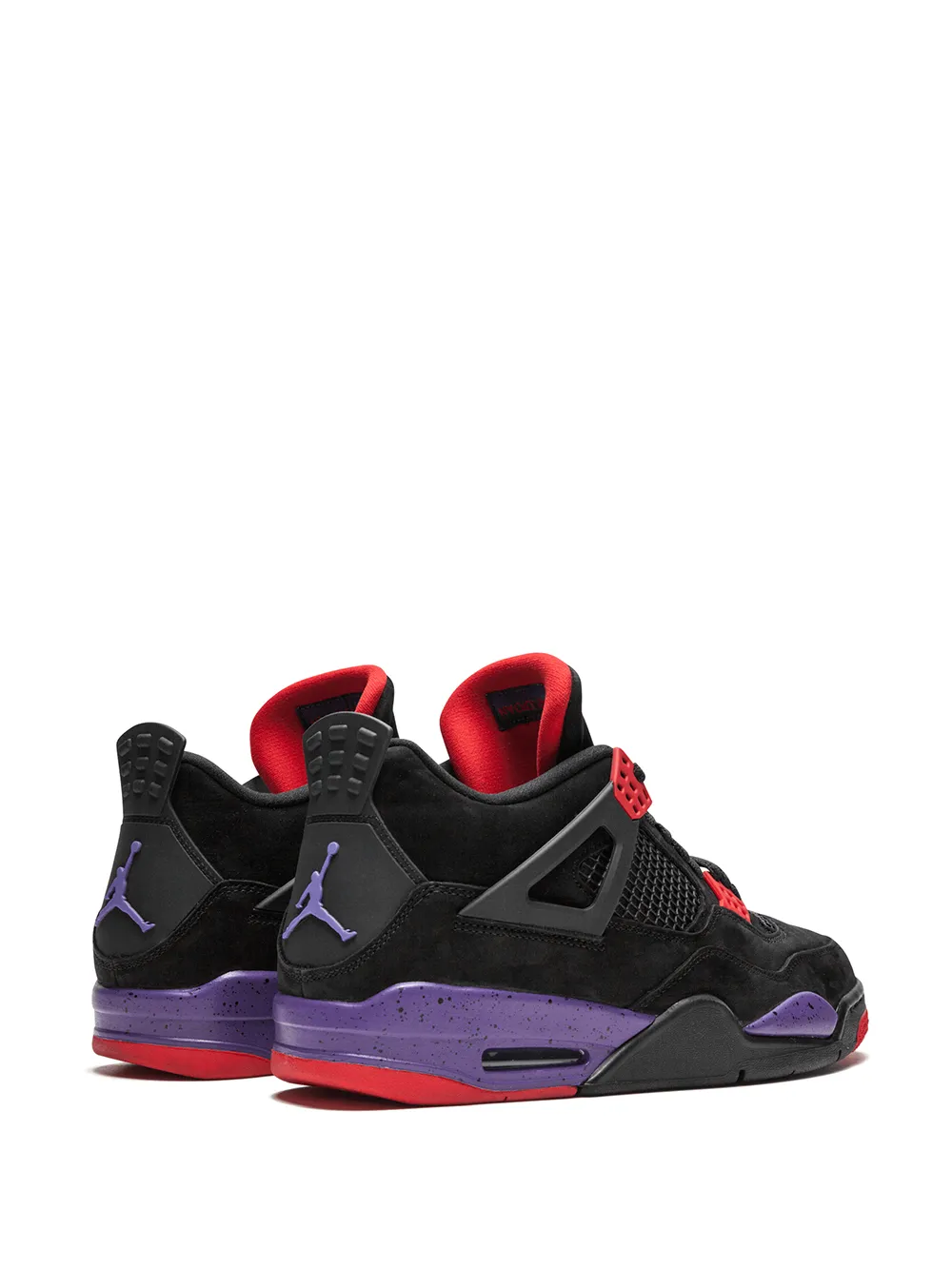 Кроссовки Air  4 Retro Raptors/Drake Ovo Jordan, черный — фото 3