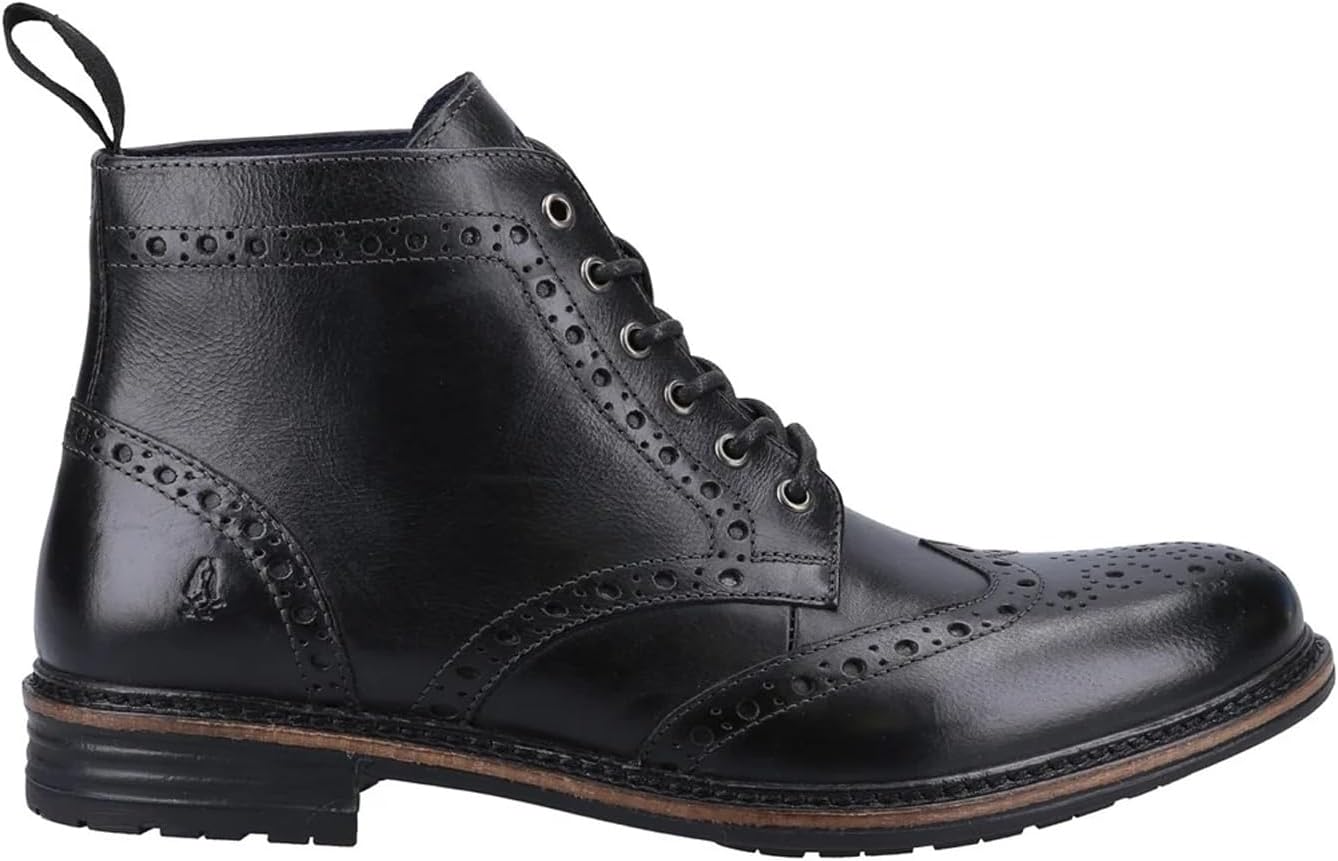 Мужские ботинки Hush Puppies Joshua Brogue, черный — фото 3