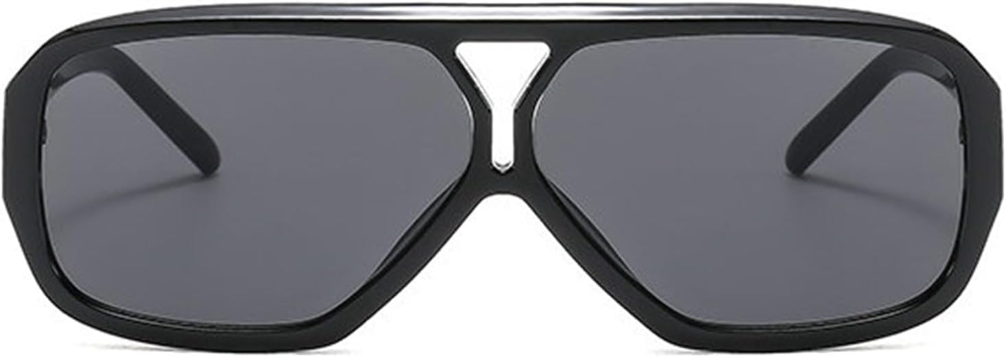 

Солнцезащитные очки Willochra Retro с двойной перемычкой, квадратной формы, для женщин, премиум-класса, прямоугольной формы, для мужчин, градиентные, с защитой от УФ-излучения UV400, C1