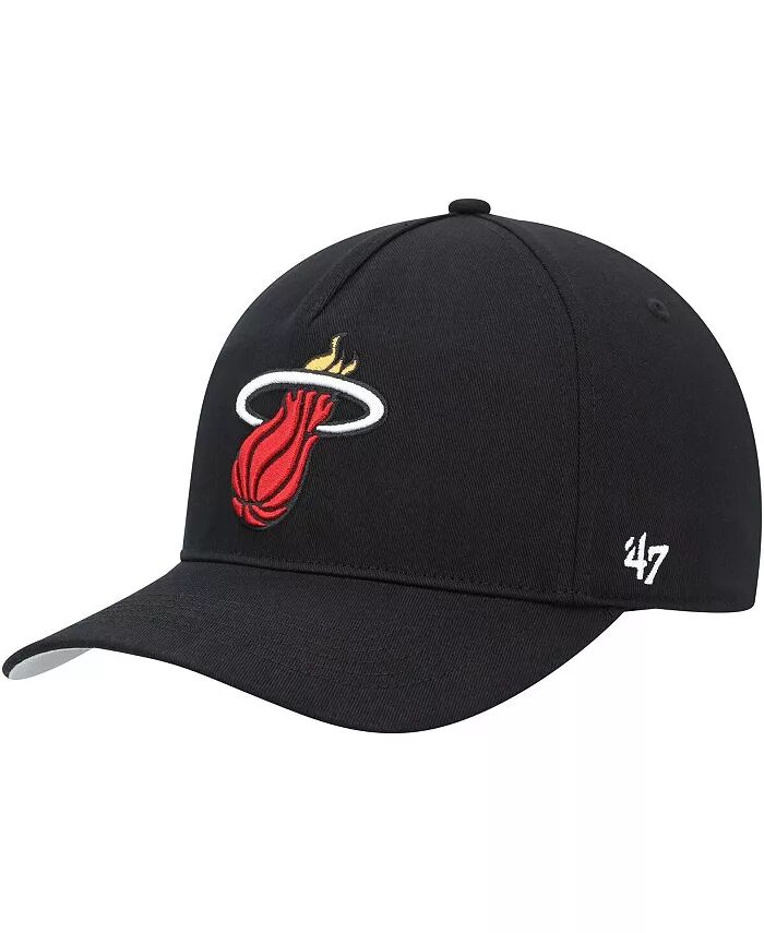 

Мужская черная бейсболка Miami Heat Hitch Snapback '47 Brand