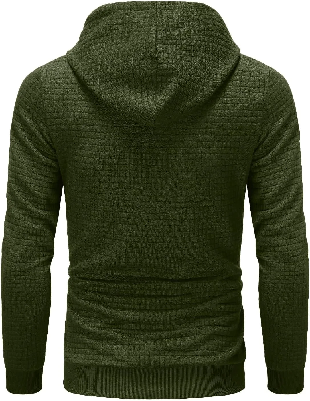 Мужская худи с капюшоном и шнуровкой, Slim Fit — фото 3
