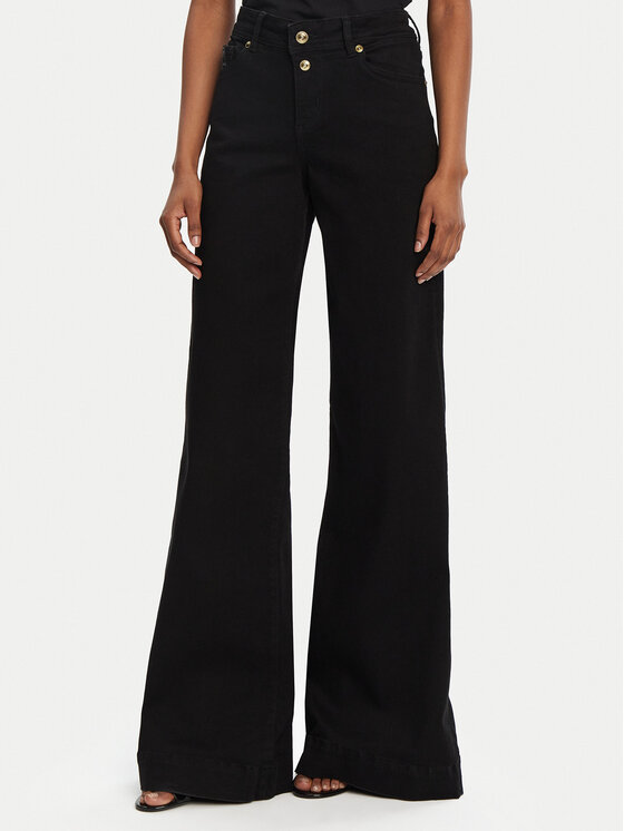 

Джинсы с широкими штанинами 78HAB561 Versace Jeans Couture, черный