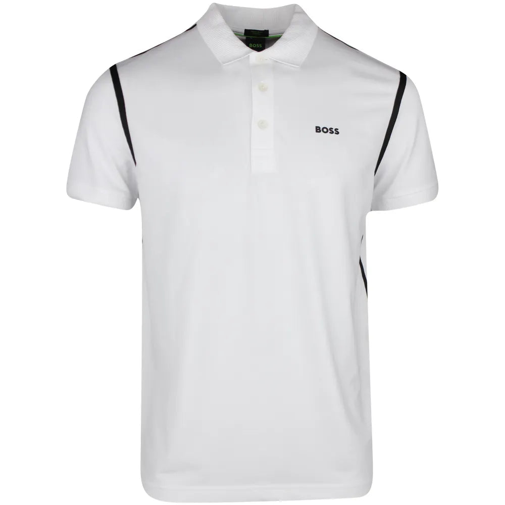 

Мужское поло Hugo Boss Paddy Tape Stretch, белое