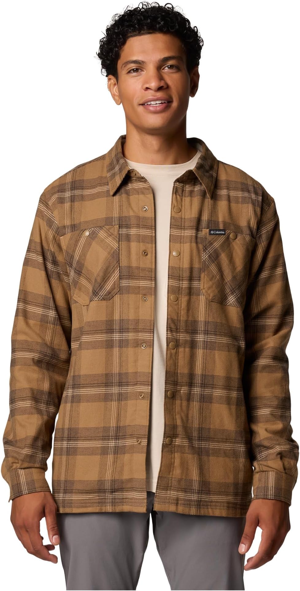 

Рубашка Columbia Cornell Woods Fleece Lined Shirt Jacket, цвет Delta Buffalo Tartan