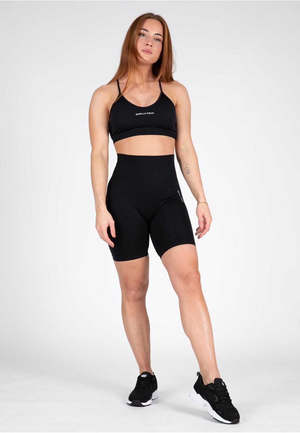 

Брюки QUINCY SEAMLESS CYCLING Leggings Gorilla Wear, черный