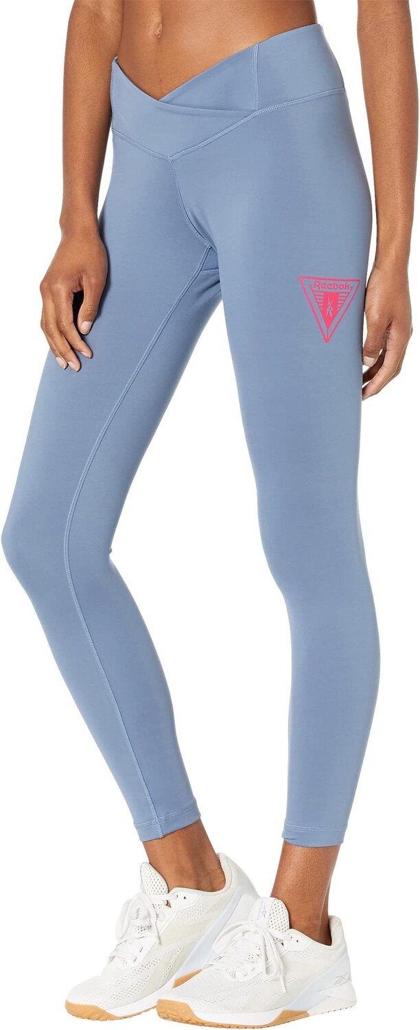 

Брюки Reebok Meet You There Detail Poly Tights, цвет Blue Slate