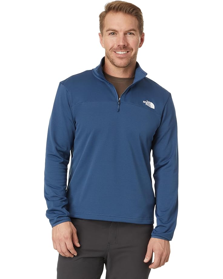 

Флис The North Face Cedar Trail Grid Fleece 1/4 Zip, цвет Shady Blue