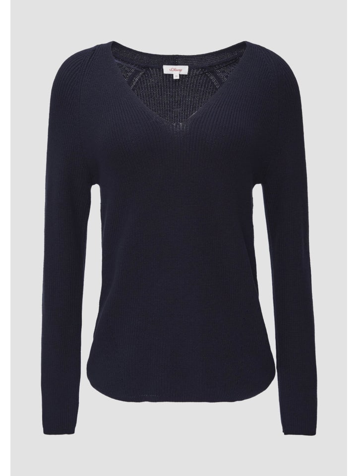 

Вязаный свитер цвета 5959_navy s.Oliver