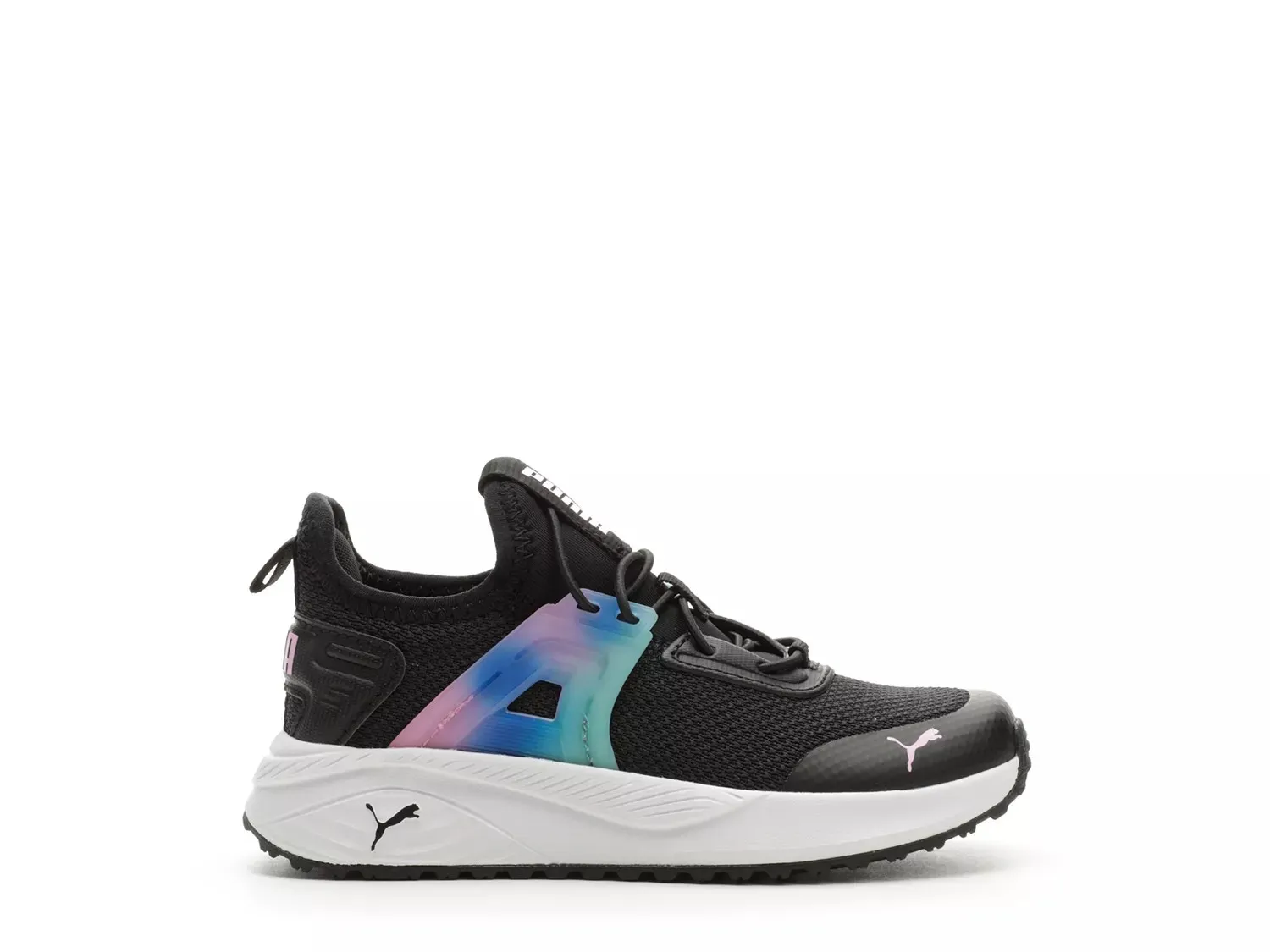 

Кроссовки Puma Pacer 23 Ombre — детские, черные/зеленые/синие