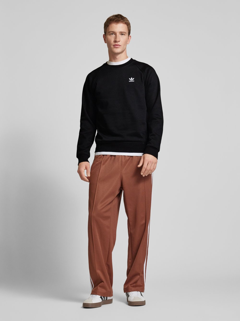 

Толстовка с вышитым логотипом adidas Originals, черный