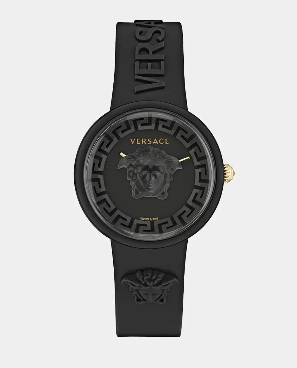 

Medusa Pop VE6G00223 черные силиконовые женские часы Versace, черный
