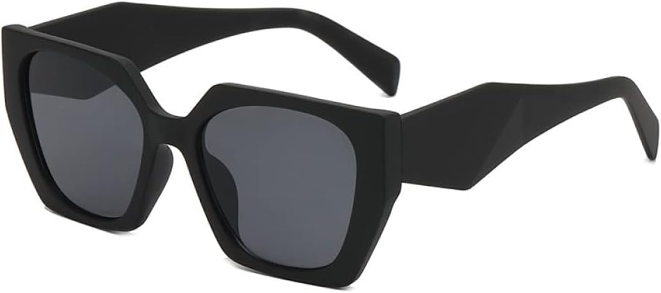 

Модные квадратные солнцезащитные очки для женщин, многоугольные солнцезащитные очки для женщин, защита от УФ-излучения UV400, ретро-очки, цветные очки для мужчин DSXLY, Sand Black Gray