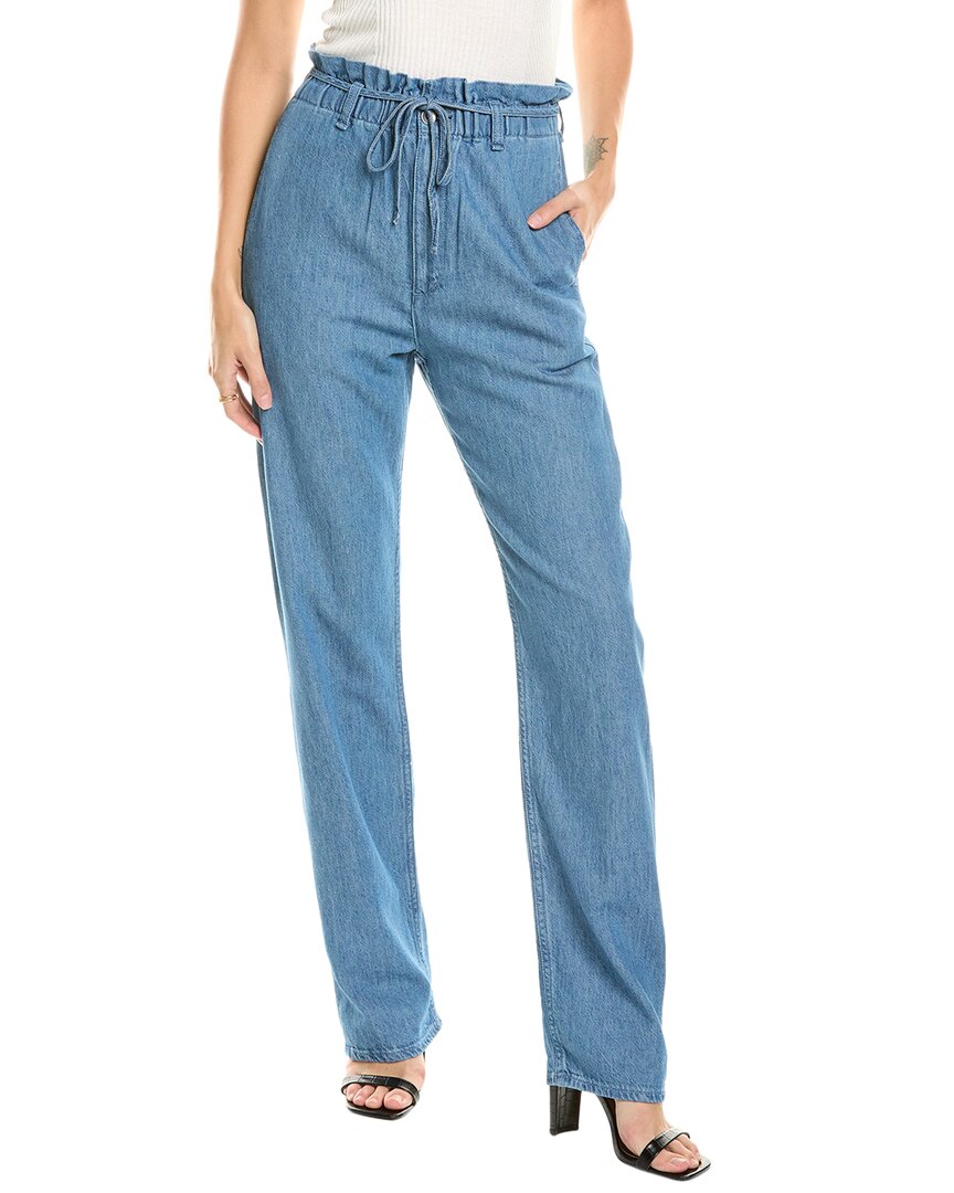 

Прямые джинсы цвета темного индиго из льна rag & bone