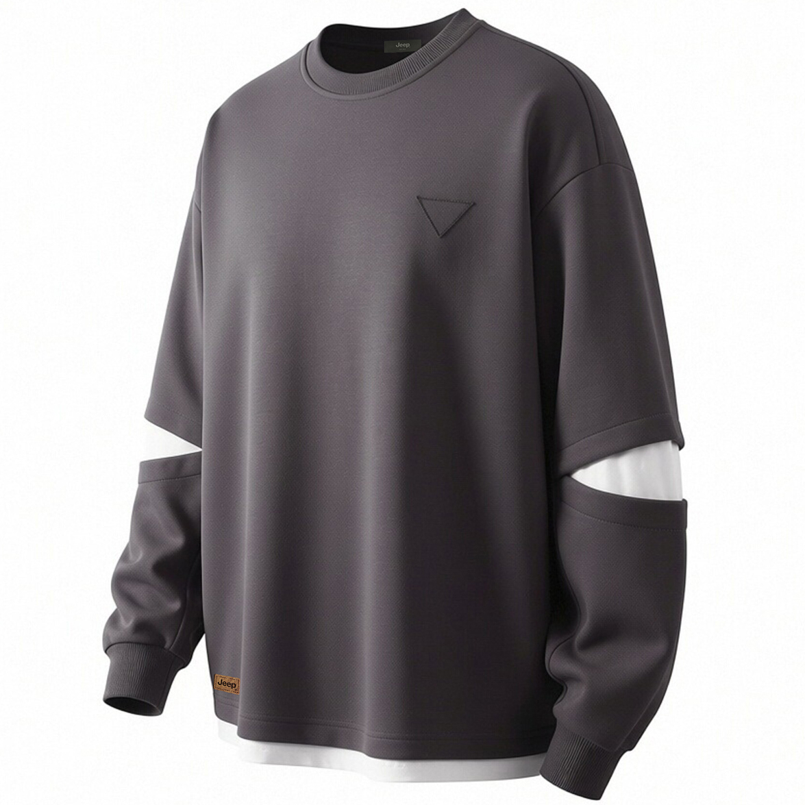 

Свитшот Unisex Crew Neck Moderate Jeep, серый