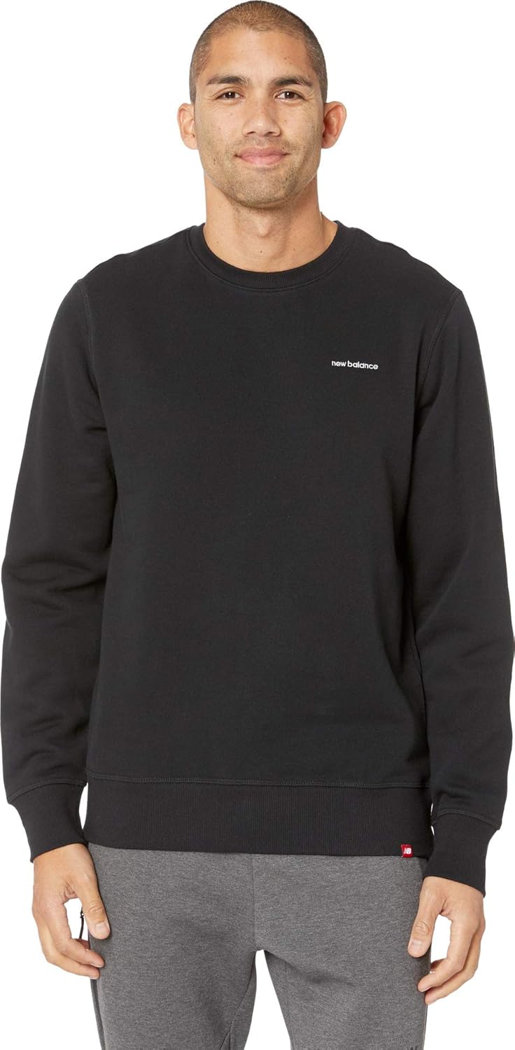 

Мужская толстовка New Balance Essentials Mini Logo Crew, камуфляжная, 3 цвета, Black, Черный, Мужская толстовка New Balance Essentials Mini Logo Crew, камуфляжная, 3 цвета, Black