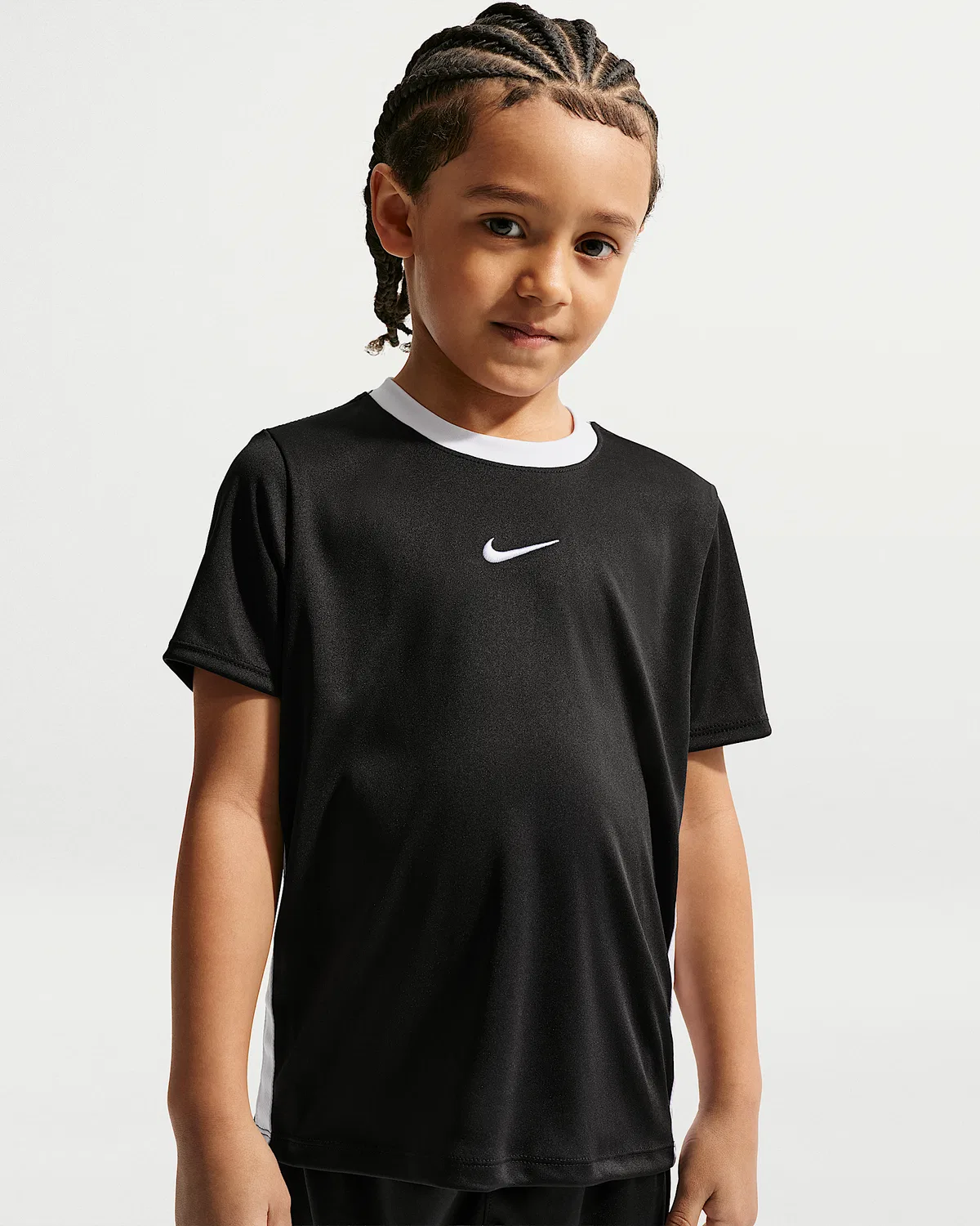 Детский спортивный комплект Nike Dri-FIT из шорт и топа, Black — фото 2