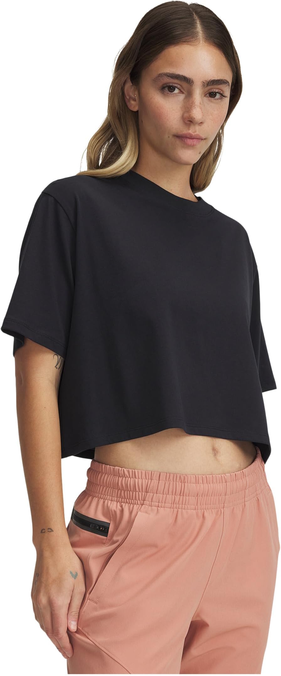 

Футболка Under Armour Rival Short Sleeve T-Shirt, цвет Black/Black/White
