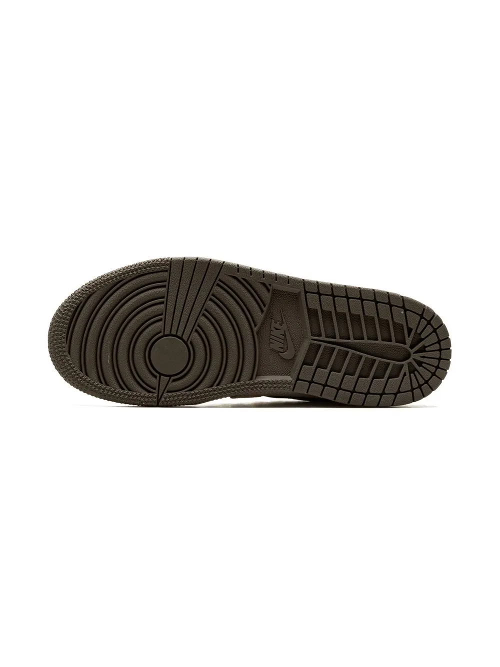 Кроссовки Air Jordan 1 Retro Low OG SP из коллаборации с Travis Scott Jordan Kids, коричневый — фото 4