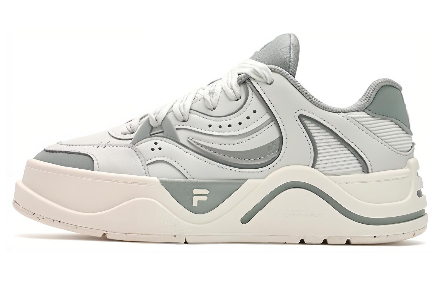 

Кроссовки FILA FUSION 50-50 Skateboarding Shoes Women's Low-top Greenish-white, зеленый