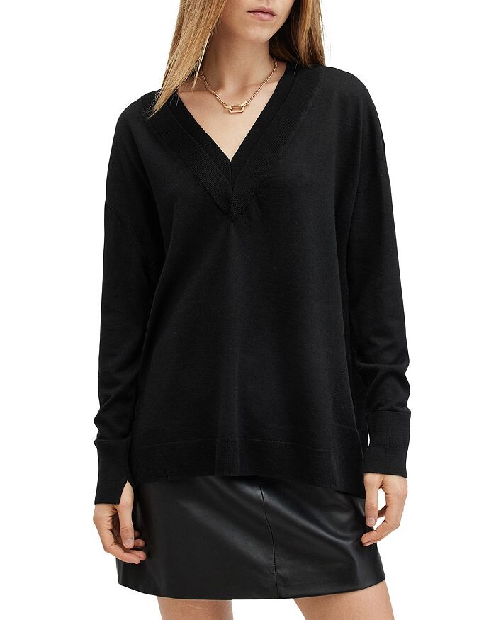 

ALLSAINTS Берн Свитер, черный