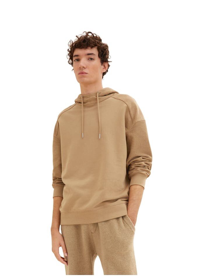 

Толстовка Tom Tailor Hoodie, цвет splashed clay beige